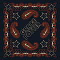 (PRE-ORDER) Star Paisley Bandana
