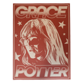 Orange Portrait Poster